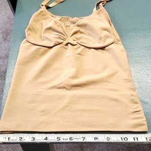 ASSETS, TOP SHAPWEAR. Size small. Tank top style. Nude color. Adjustable straps.